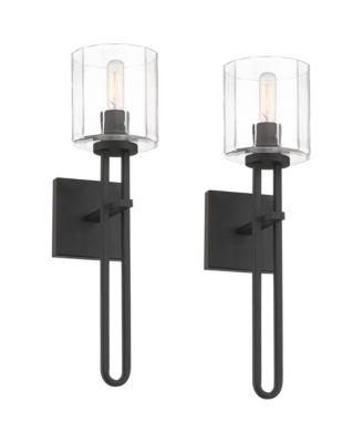 Possini Euro Katrina 17 1/2" Wall Sconce Set of 2