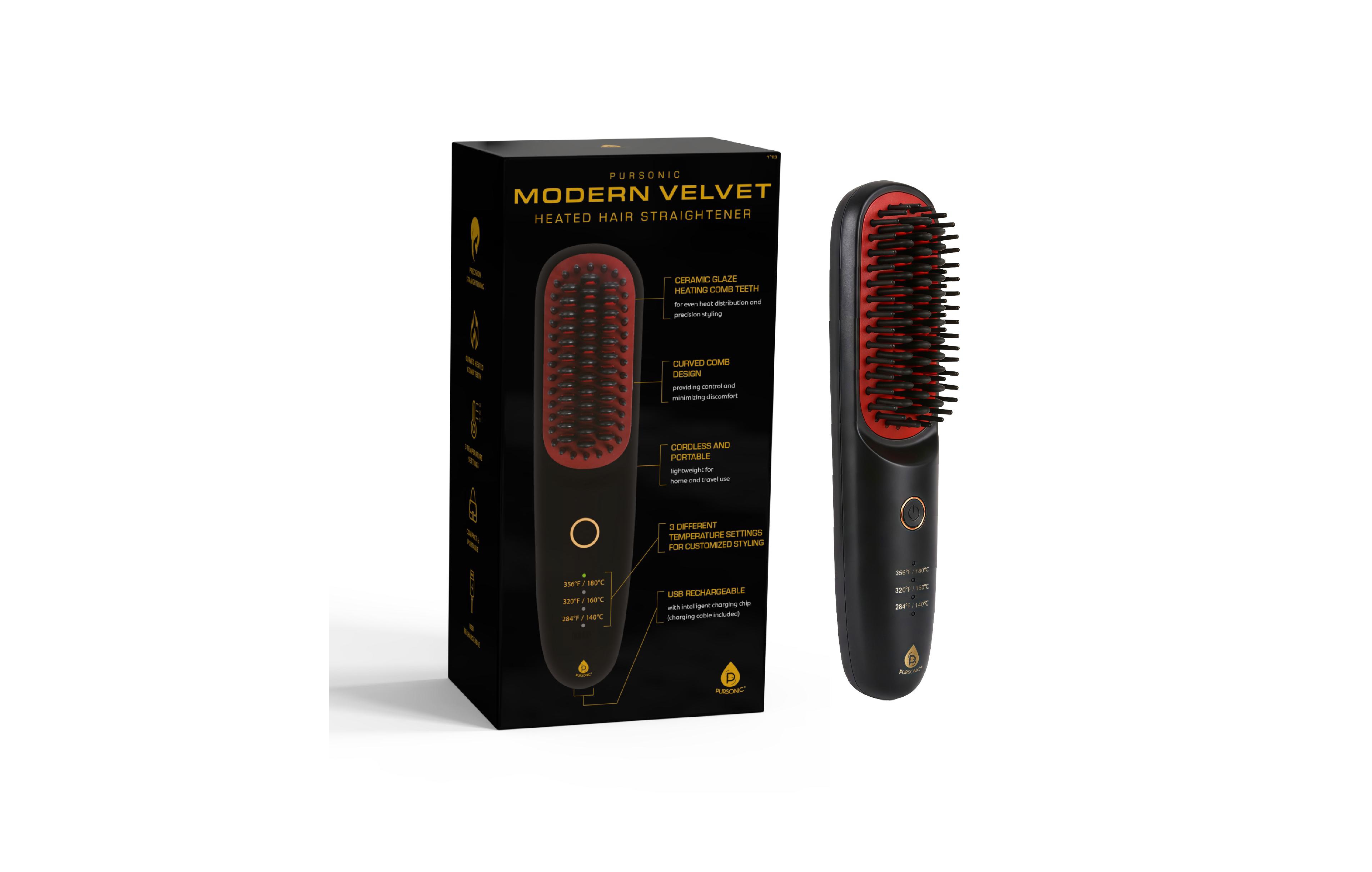 Pursonic Modern Velvet Heated Hair Straightener