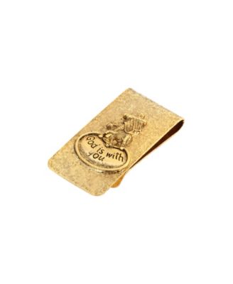 14k Gold-Dipped "God Is With You" Money Clip