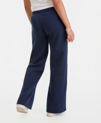 Love Tribe Juniors' Lace-Stripe Jersey Pull-On Pants - Macy's