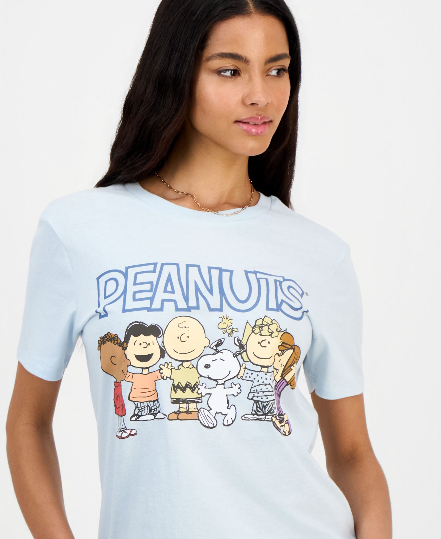 Juniors' Friends Graphic-Print Crewneck Tee