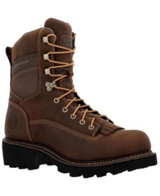 Men's Core 37 9" Scalloped Heel Waterproof Composite Toe Logger Work Boot