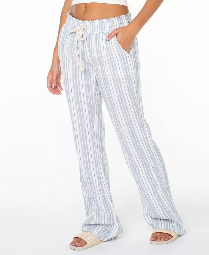 Women's Oceanside Striped Wide-Leg Beach Pants
