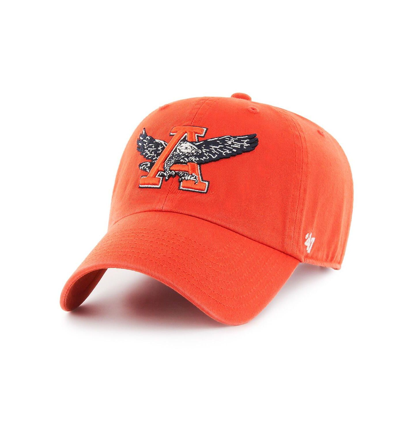 Мужская кепка '47 Brand Orange Auburn Tigers College Vault Clean Up Adjustable Hat — фото 1