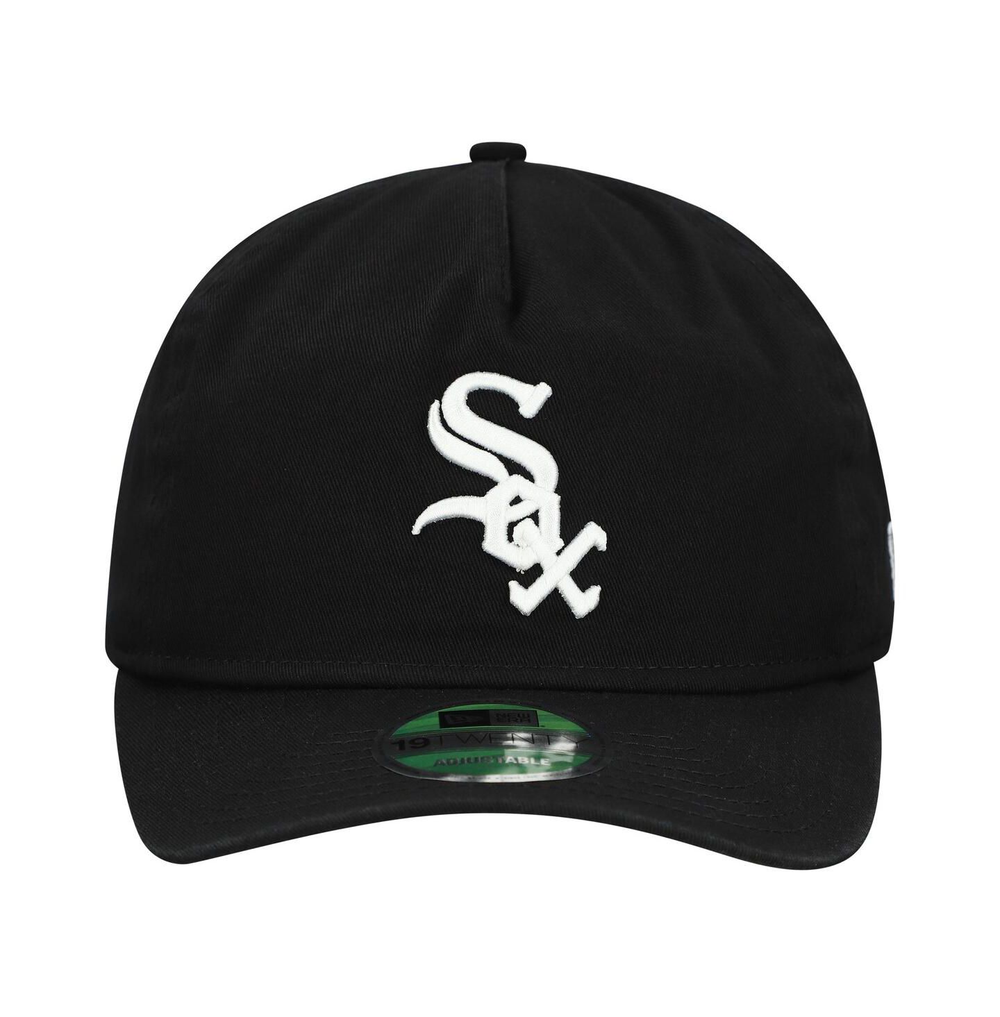 Мужская кепка New Era Black Chicago White Sox Team 19TWENTY Adjustable Hat — фото 3