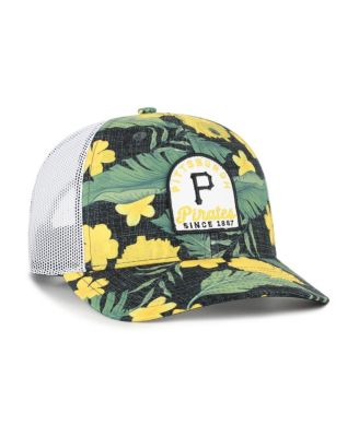 Men's Black Pittsburgh Pirates Tei Beachside Adjustable Trucker Hat