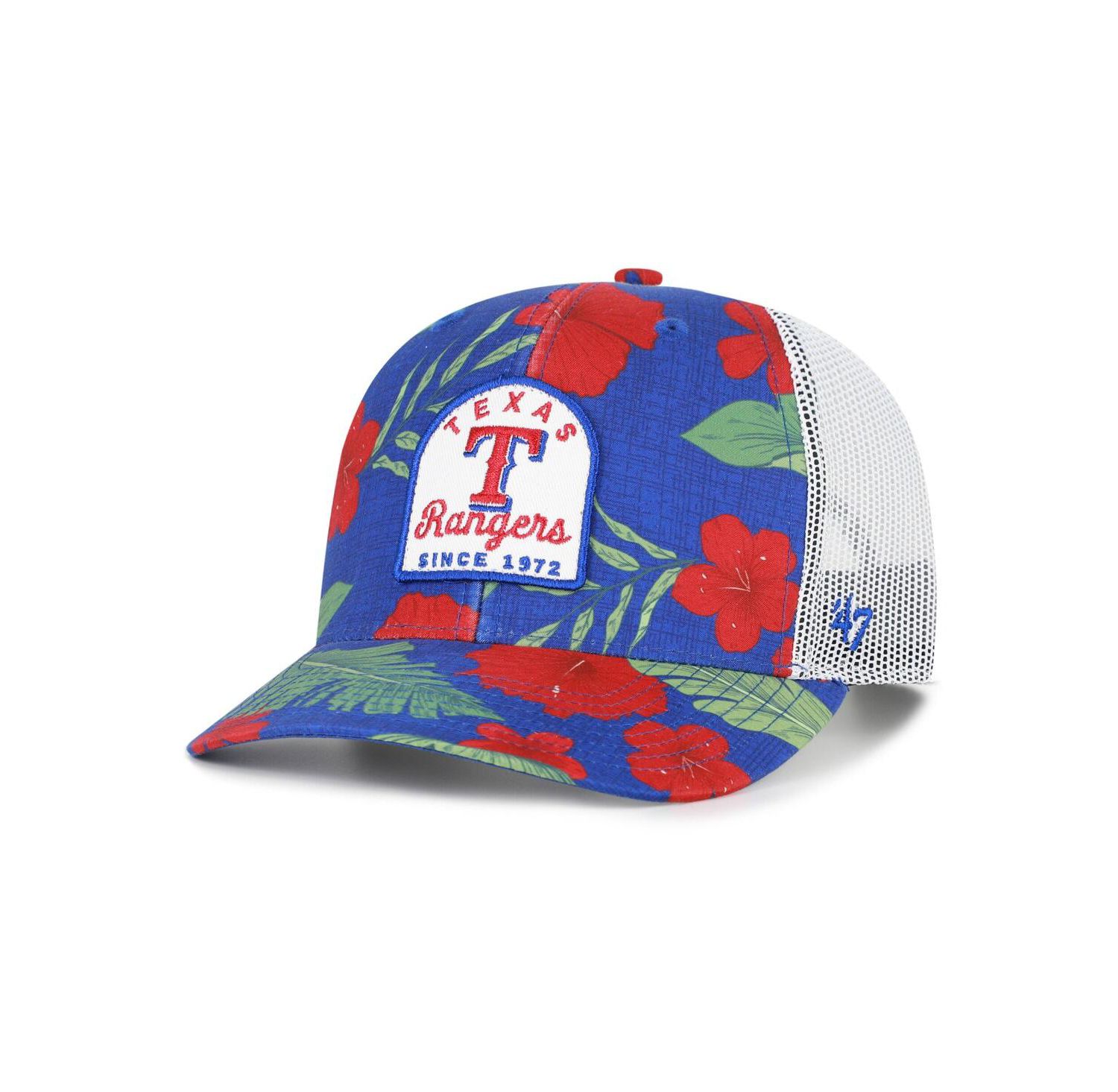 Men's Royal Texas Rangers Tei Beachside Adjustable Trucker Hat