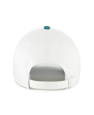 Men's White/Teal Los Angeles Dodgers Contemporary Tonal Clean Up Adjustable Hat