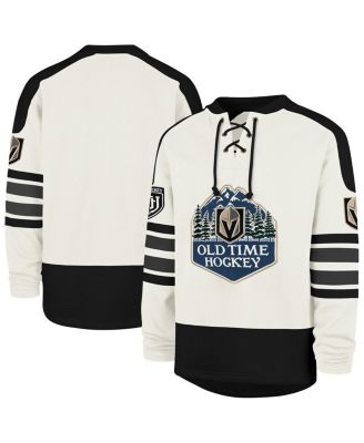 Men's Cream Vegas Golden Knights Pond Hockey Trio Eternal Lacer Sweatshirt