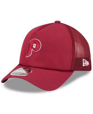 Men's Maroon Philadelphia Phillies 2026 Batting Practice Alternate Apex 9FORTY Adjustable Hat