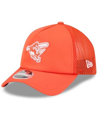 Men's Orange Baltimore Orioles 2026 Batting Practice Alternate Apex 9FORTY Adjustable Hat