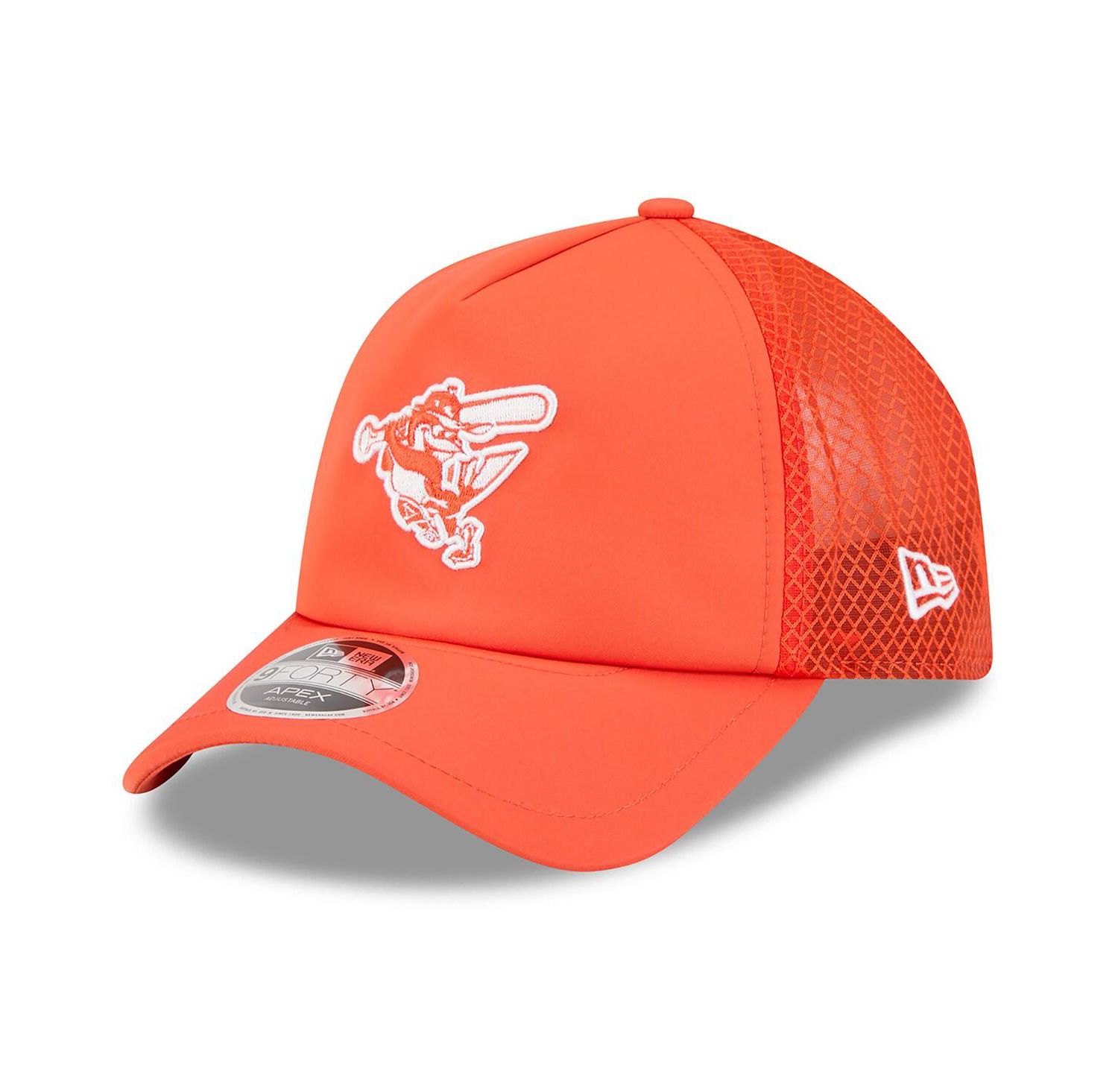 Men's Orange Baltimore Orioles 2026 Batting Practice Alternate Apex 9FORTY Adjustable Hat