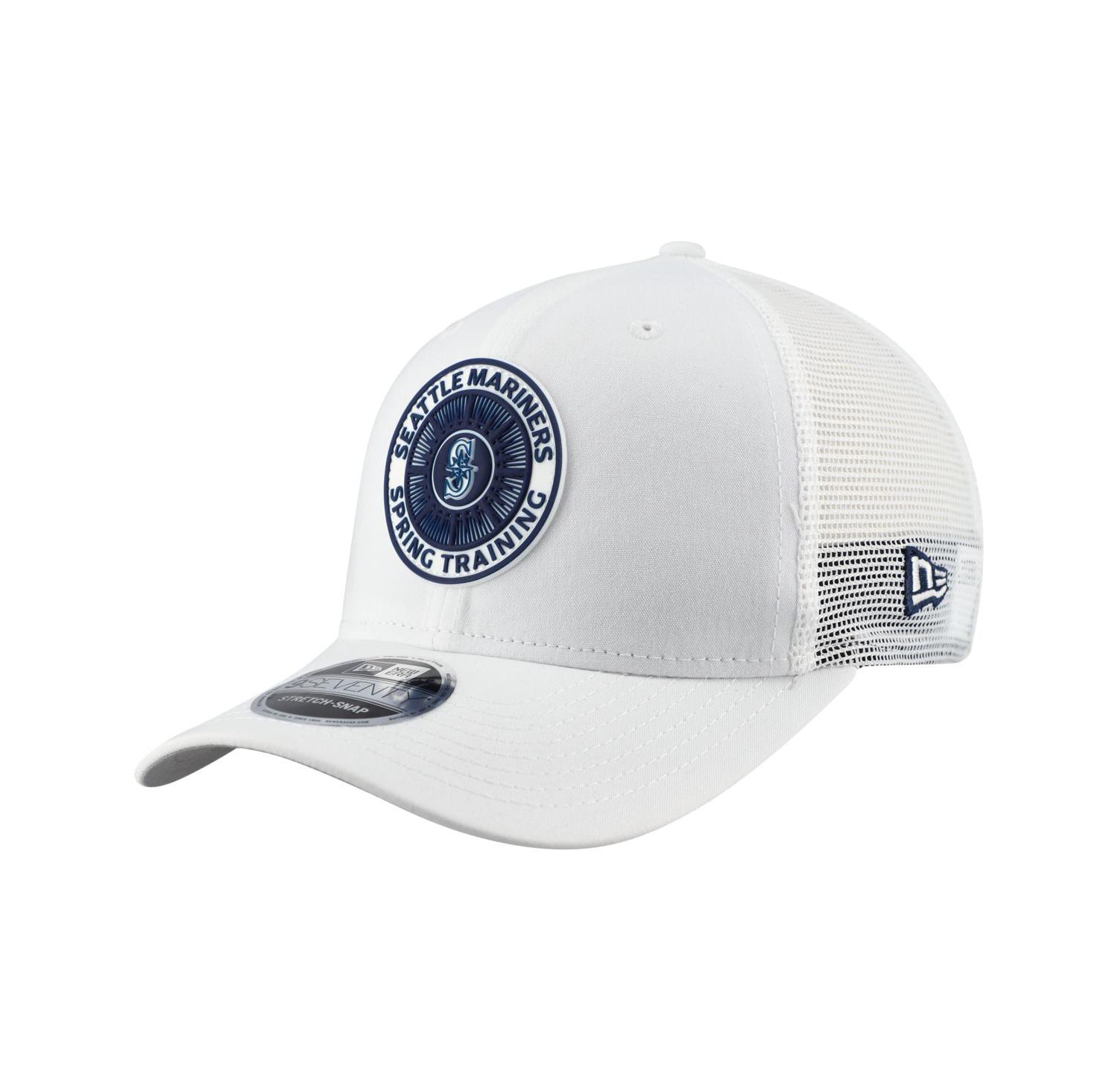 Men's White Seattle Mariners 2026 Spring Training Fan Pack 9SEVENTY Adjustable Trucker Hat