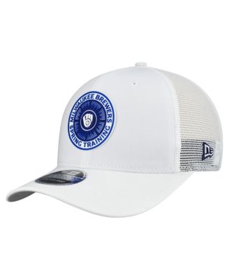 Men's White Milwaukee Brewers 2026 Spring Training Fan Pack 9SEVENTY Adjustable Trucker Hat