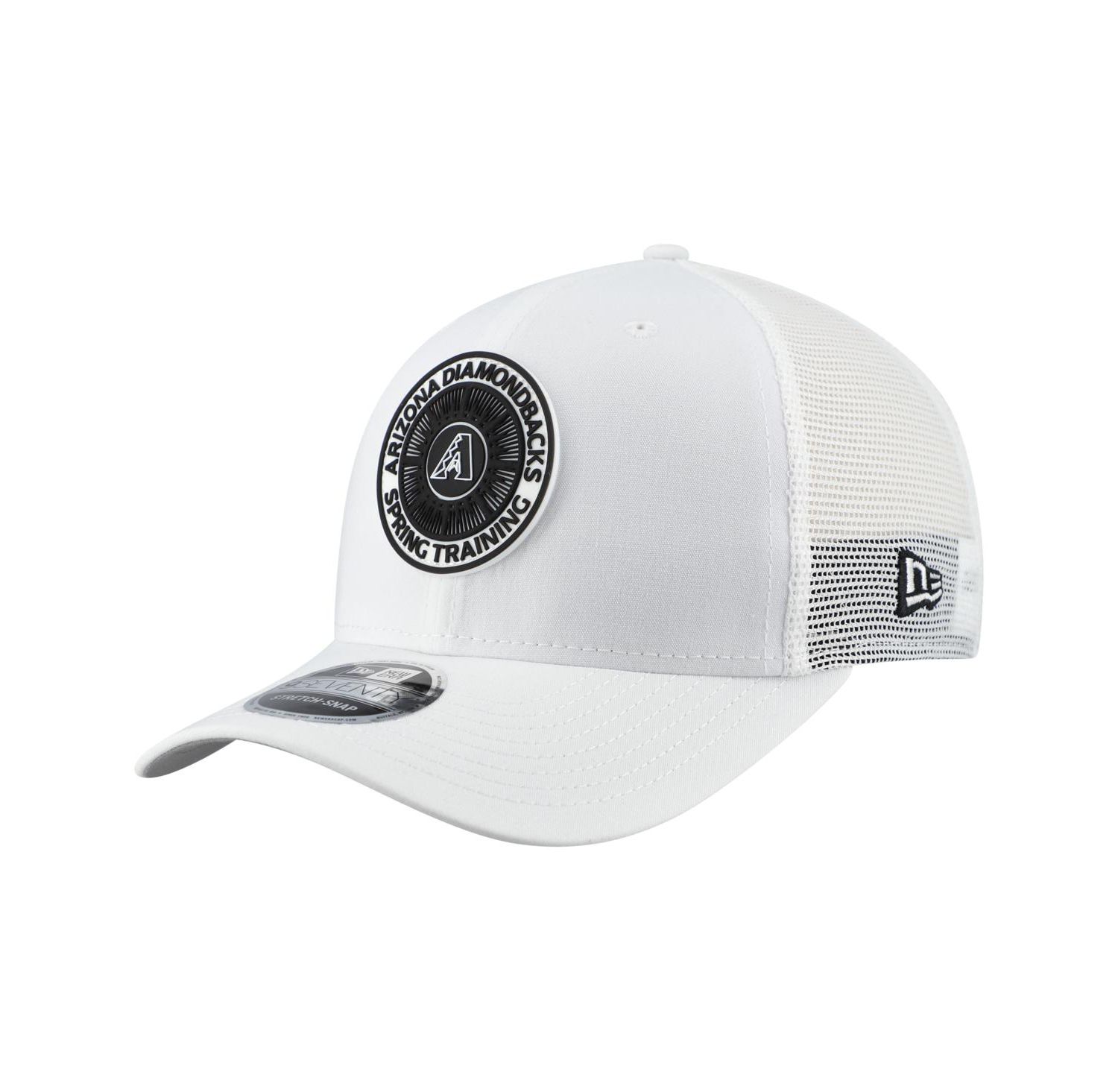 Men's White Arizona Diamondbacks 2026 Spring Training Fan Pack 9SEVENTY Adjustable Trucker Hat