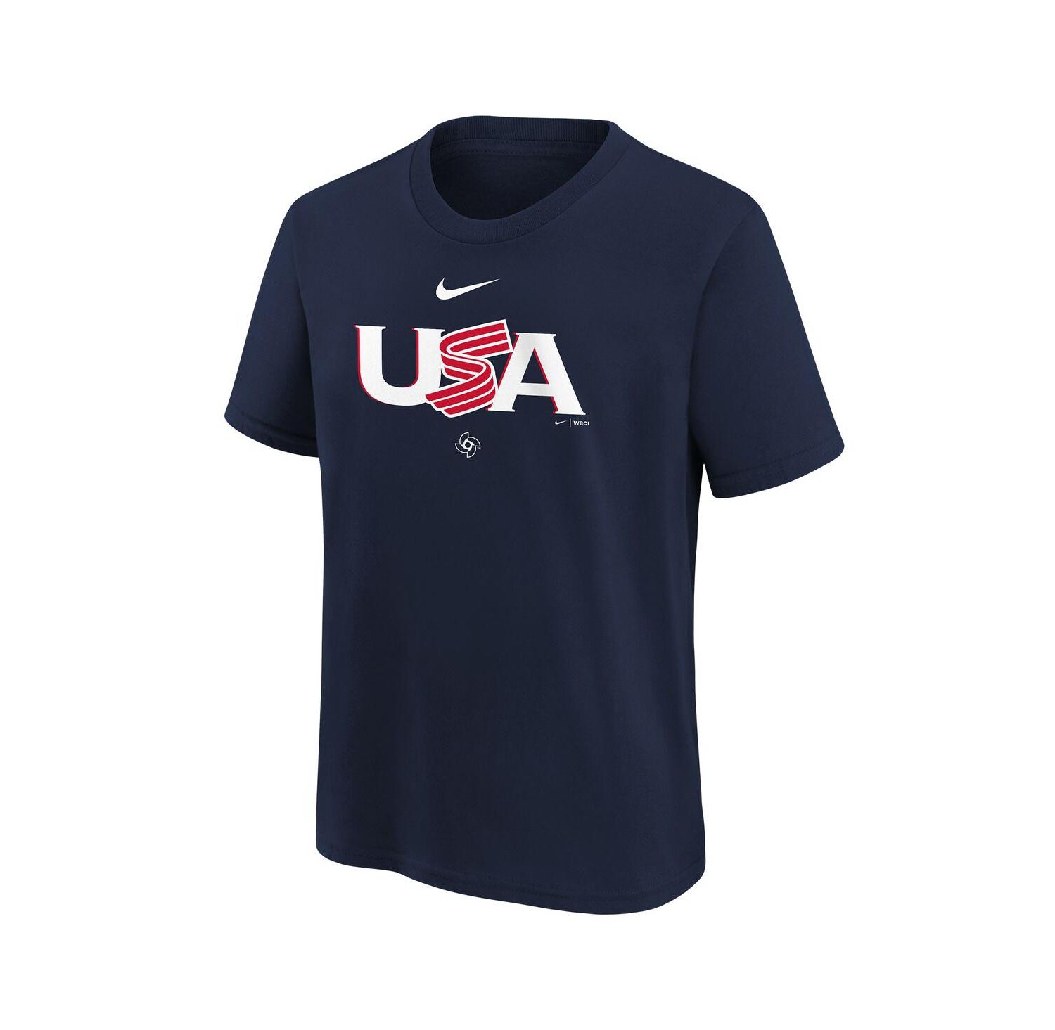 Big Boys and Girls Navy USA Baseball 2026 World Baseball Classic Country T-Shirt