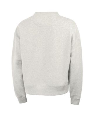 Women's Stone Los Angeles Dodgers Triumph Tri-Blend Sweatshirt