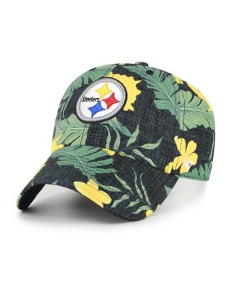 Men's Black Pittsburgh Steelers Beach Side Clean Up Adjustable Hat