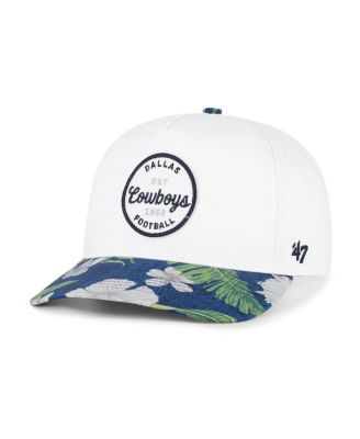 Men's White/Navy Dallas Cowboys Beach Side Hitch Adjustable Hat