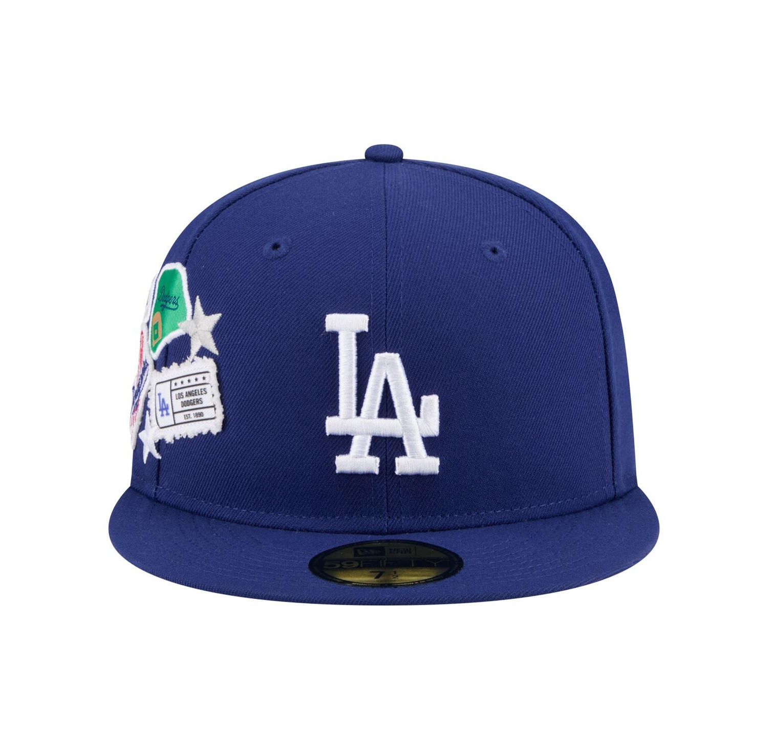Men's Royal Los Angeles Dodgers City Patch 59FIFTY Fitted Hat