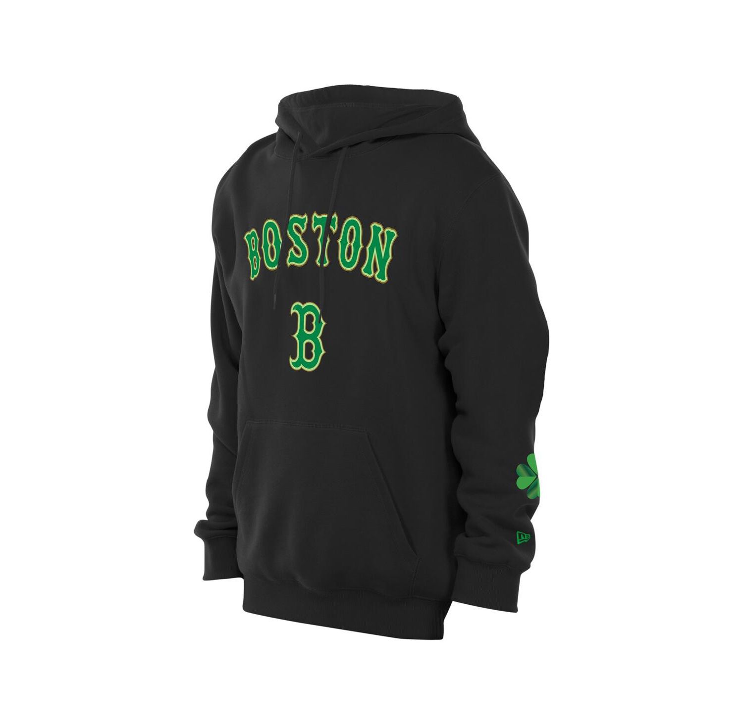 Men's Black Boston Red Sox 2026 St. Patrick's Day Fleece Hoodie