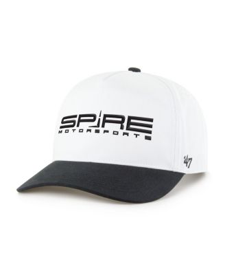 Men's White/Black Spire Motorsports NASCAR Two-Tone Team Adjustable Hitch Hat