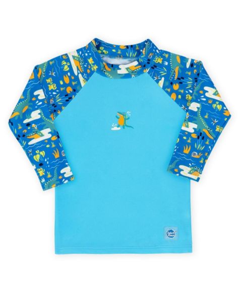 Splash About Kids (1 to 5) Long Sleeve Rashguard, цвет: Crocodile Swamp