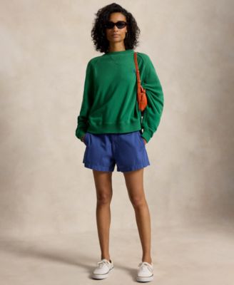 Women's Lightweight Fleece Crew Neck Sweatshirt