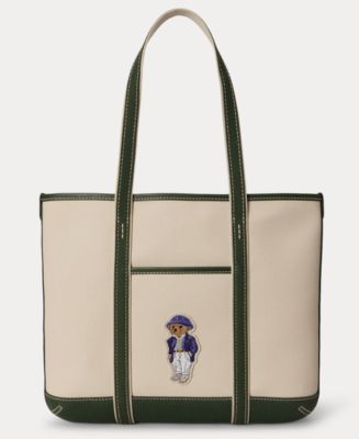 Polo Ralph Lauren Women's Bear Small Shopper Tote - Macy's