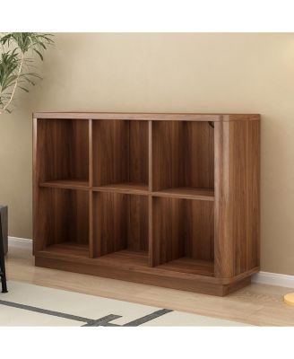 6-Cube Low Bookcase with Base