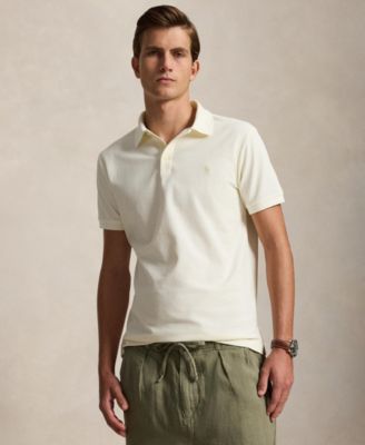 Custom Slim Fit Honeycomb-Mesh Polo