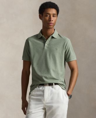 Custom Slim Fit Honeycomb-Mesh Polo