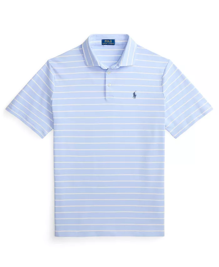 Classic Striped Soft Cotton Polo Shirt - thumbnail 10