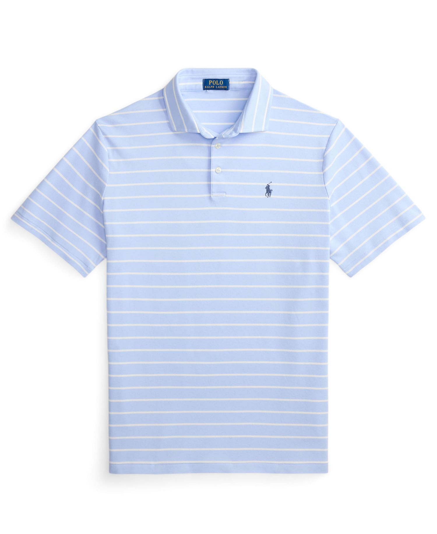 Classic Striped Soft Cotton Polo Shirt
