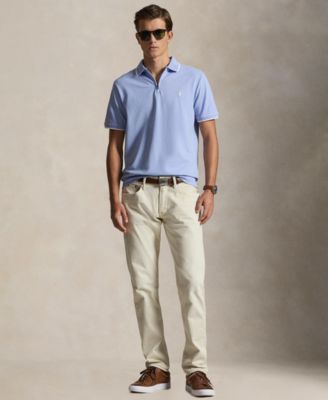 Polo Ralph Lauren Men's Classic-Fit Stretch Mesh Zip Polo Shirt