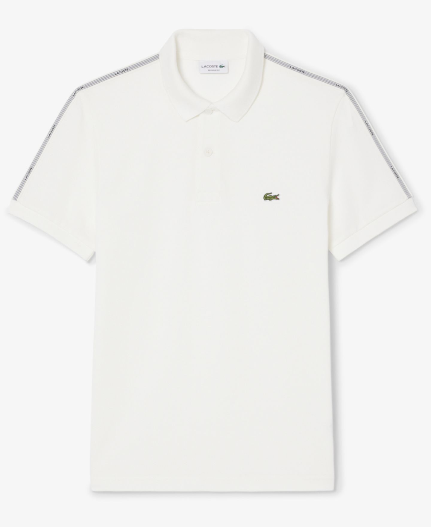 Мужское поло Lacoste Regular-Fit Short-Sleeve Polo Shirt, цвет: Flour — фото 5