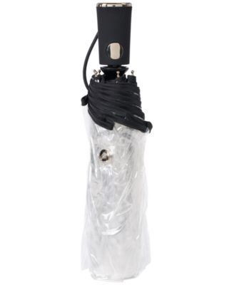 3-Section Auto-Open Clear Umbrella