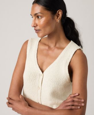 Premium Women's Sleeveless V-Neck Cotton Vest