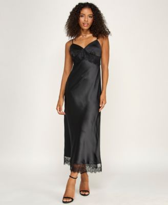 Women's Black Slip Dresses | Macy's