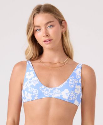 Women's Reversible Scoop Neck Bralette Bikini Top