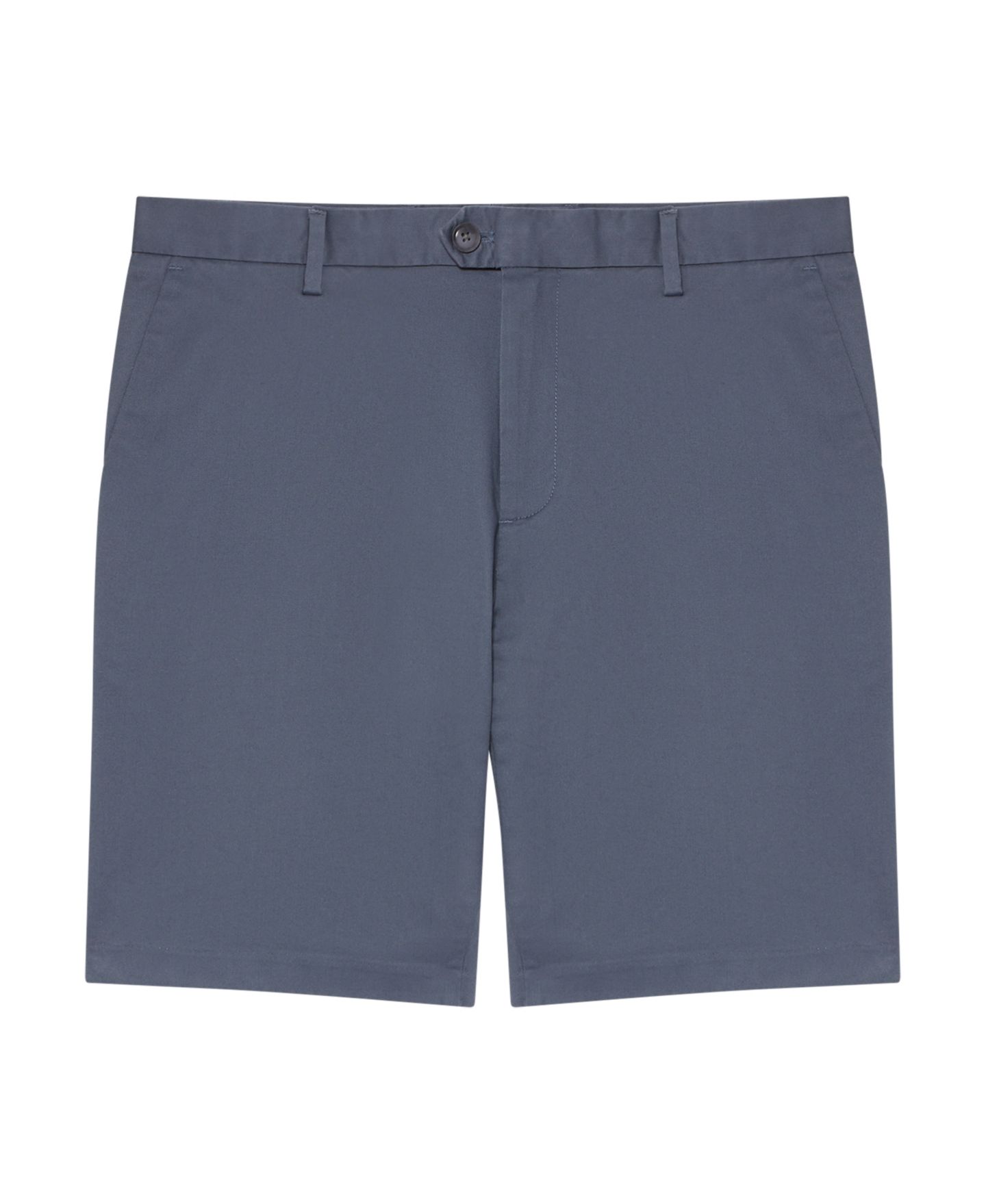 Мужские шорты REISS Wicket Modern Fit 9" Cotton Blend Chino, цвет: Синий — фото 3
