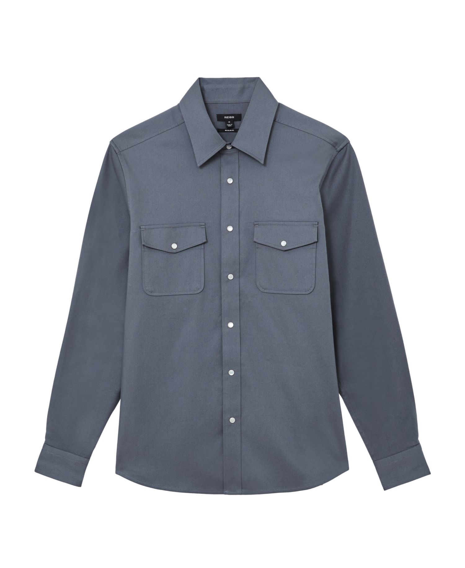 Men's Mcrae Cotton-Twill Twin-Pocket Stretch Overshirt