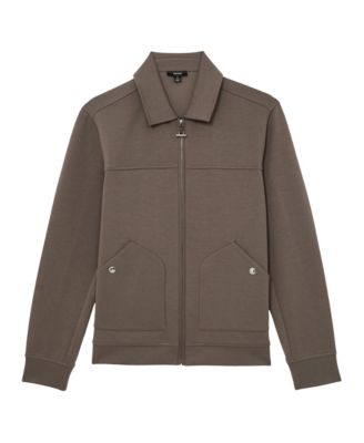 Men's Premium Interlock Zip-Through Overshirt