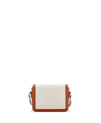Teen Triomphe Shoulder Bag Canvas with Leather