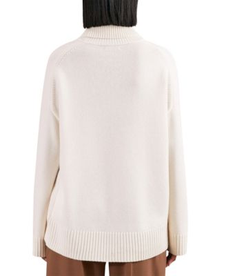 Women's Wool-Cashmere Roll-Neck Sweater
