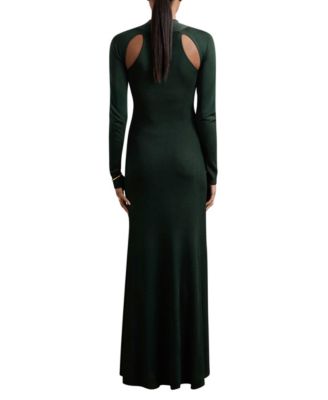 Women's Cut-Out Knitted Maxi Dress