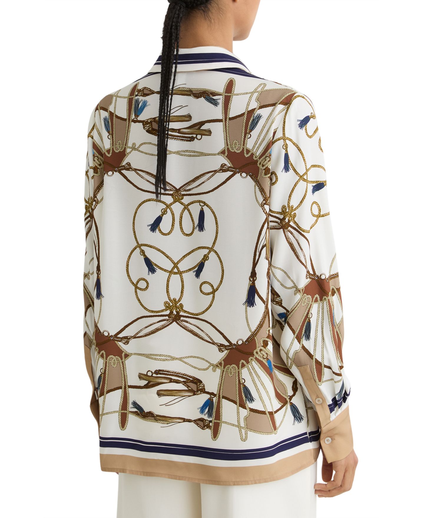 Женская рубашка REISS Ellis Foulard-Print — фото 2