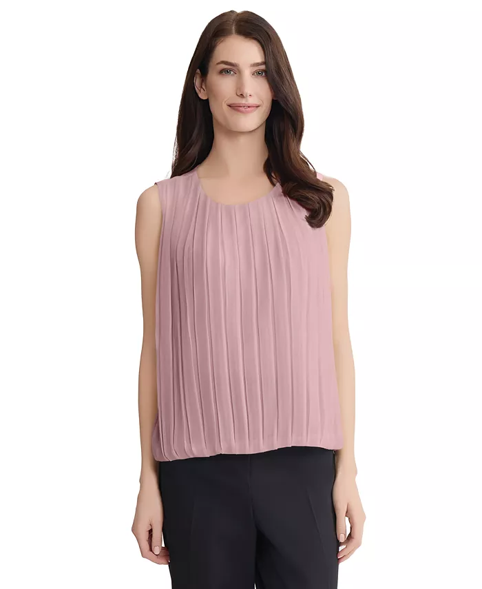 Women's Pleated Sleeveless Top