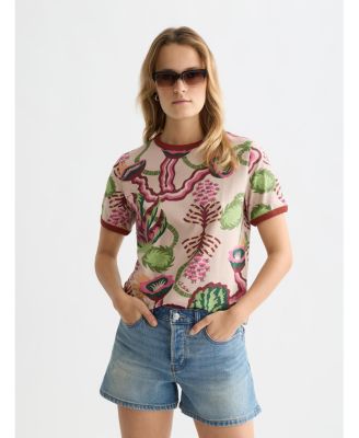 Women's Printed Regular-Fit T-Shirt