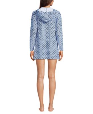 Women's SunShade UPF 50 Hooded Mini Swim Swim Cover-Up Dress